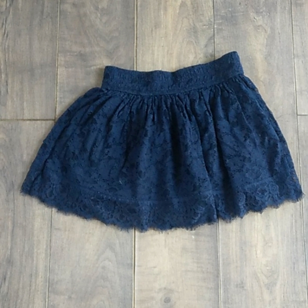VTG Y2K ABERCROMBIE & FITCH LACE MINI SKATER SKIRT WOMANS M